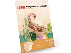 Maquette en bois 3D - Scorpion