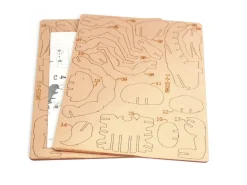 Maquette en bois 3D - Scorpion