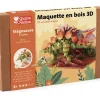 Maquette en bois 3D - Stégosaure