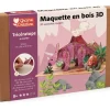 Maquette en bois 3D - Tricératops