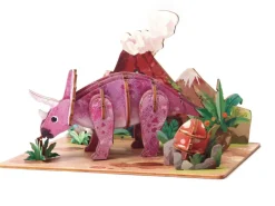 Maquette en bois 3D - Tricératops