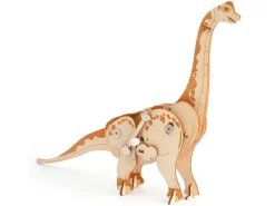 Maquette en bois 3D mécanique diplodocus