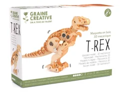Maquette en bois 3D mécanique T-Rex