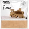 Maquette en carton - Train 19 x 4 x 11 cm