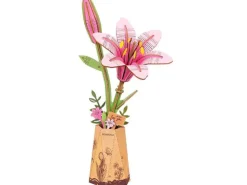Maquette fleur miniature - Fleur de Lys rose (Pink Lily) - Rowood