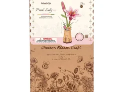 Maquette fleur miniature - Fleur de Lys rose (Pink Lily) - Rowood