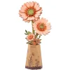 Maquette fleur miniature - Gérbera orange clair (Light Orange Gerbera) - Rowood