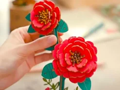 Maquette Oeillet rouge miniature - Rowood