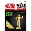 Maquette Star Wars C-3PO en métal doré