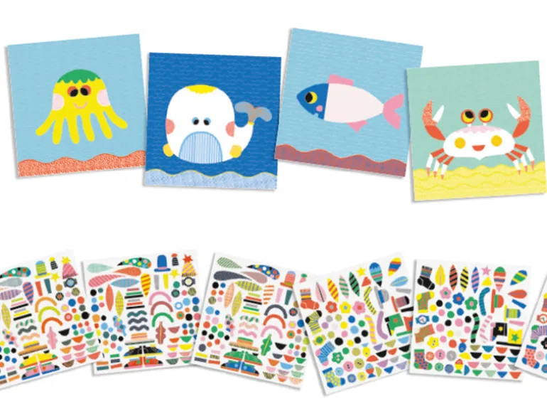 Marins - créer avec des stickers