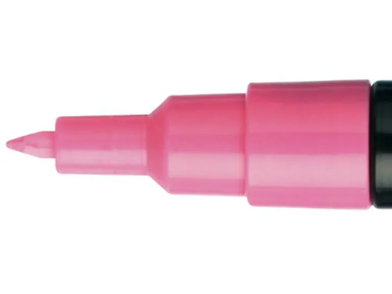 Marqueur posca - pointe extra-fine 0,7 mm - Rose- PC1M
