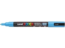 Marqueur posca - pointe fine 1,5 mm - Bleu Clair - PC3M