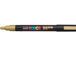 Marqueur posca - pointe fine 1,5 mm - Doré - PC3M