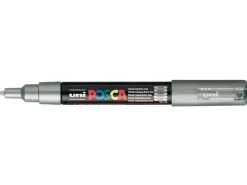 Marqueur posca - pointe fine 1,5 mm - Argenté - PC3M