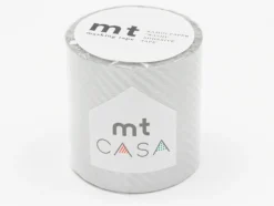 Masking tape Casa - rayé Argent