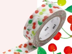 Masking tape motif - Cerises