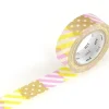 Masking tape motif - Rayures et pois I