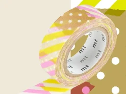 Masking tape motif - Rayures et pois I