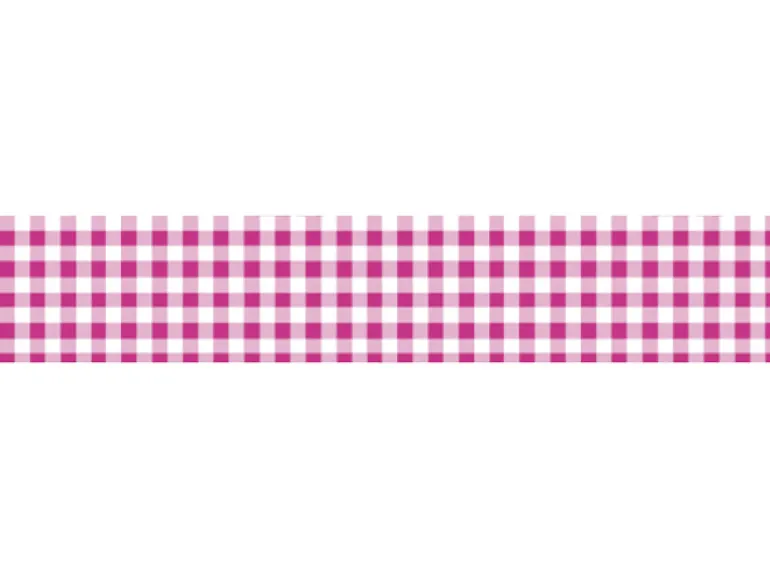 Masking Tape MT Mini Vichy rose - Scrapbooking 1,5 cm x 7 m