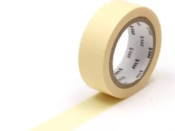 Masking Tape MT Uni pastel jaune sunflower - Scrapbooking
