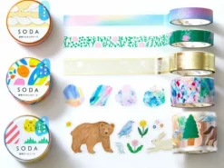 Masking tape transparent - Tigre 22 mm x 3 m - KINGJIM SODA