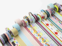 Masking tape uni - argent