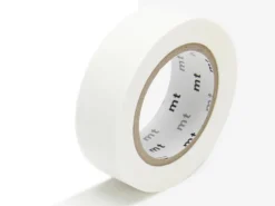 Masking tape uni - blanc