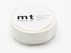 Masking tape uni - blanc