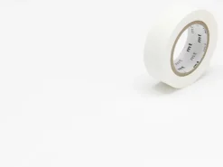 Masking tape uni - blanc