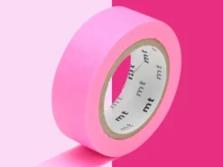 Masking tape uni - Rose Fluo