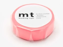 Masking tape uni - Rouge fluo