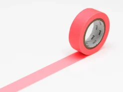 Masking tape uni - Rouge fluo