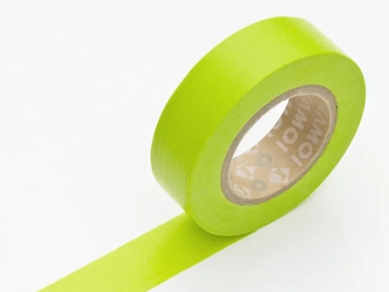 Masking tape uni - vert pomme
