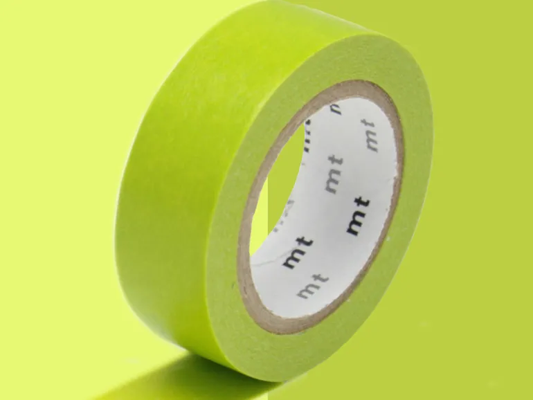Masking tape uni - vert pomme