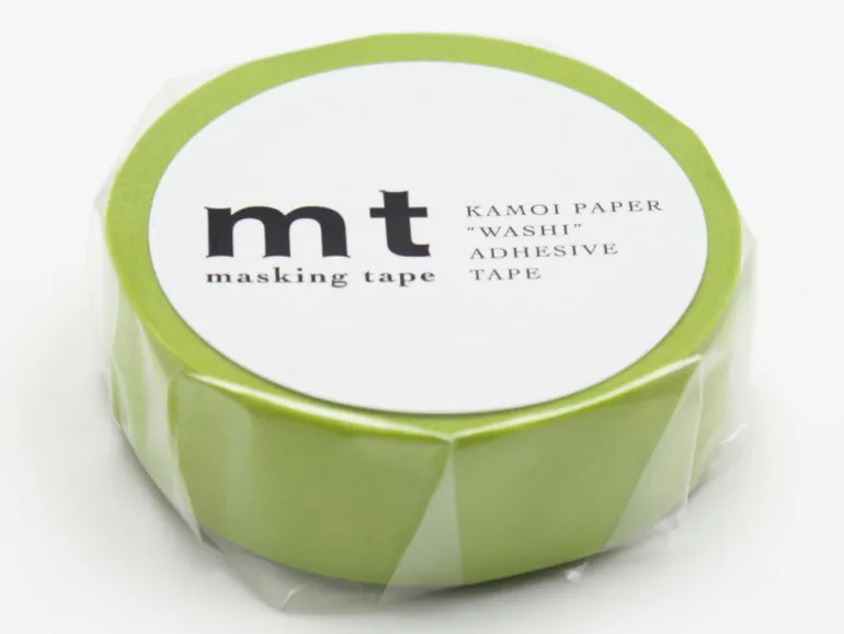 Masking tape uni - vert pomme