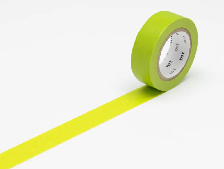 Masking tape uni - vert pomme