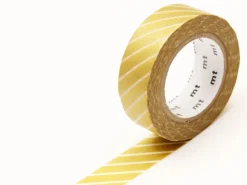 Masking tape washi motif - Rayures fines dorées