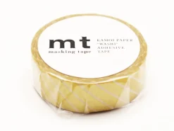 Masking tape washi motif - Rayures fines dorées
