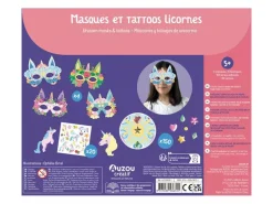 Masques et tattoos licornes - Auzou