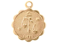 Médaille astro OR FIN - Balance