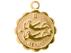 Médaille astro OR FIN - Gémeaux