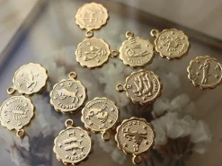 Médaille astro OR FIN - Poissons
