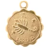 Médaille astro OR FIN - Scorpion