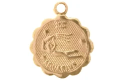 Médaille astro OR FIN - Verseau