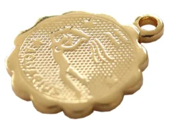 Médaille astro OR FIN - Verseau