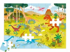 Mes 2 puzzles dinosaures
