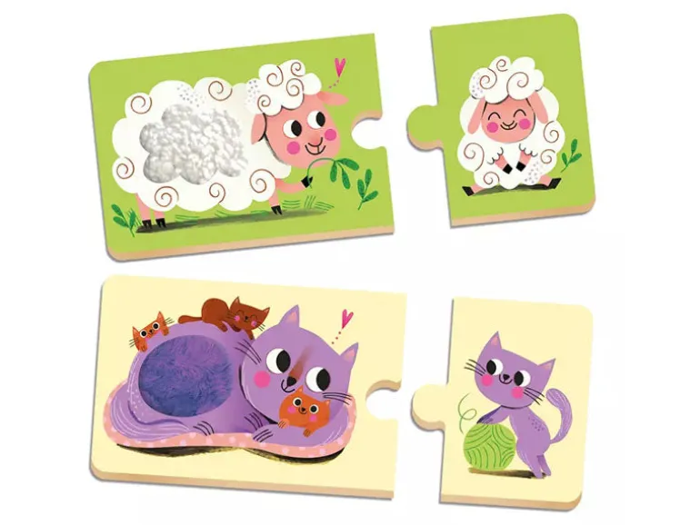 Mes premiers puzzles duo à toucher - Auzou