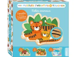 Mes puzzles évolutifs à toucher - maman et bébé