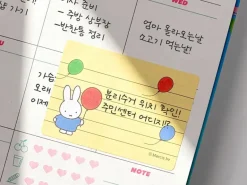 Miffy Bloc-notes adhésifs détachables - 120 feuilles