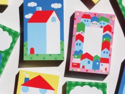 Mini bloc notes maison toit rouge - Fruit fries Design Lab
